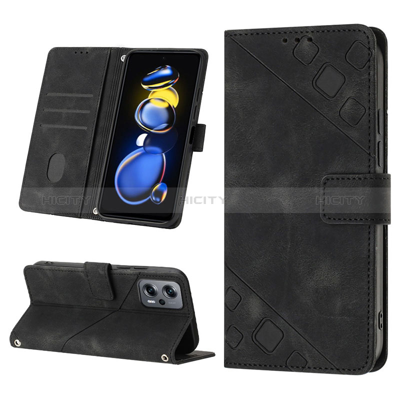 Funda de Cuero Cartera con Soporte Carcasa YB1 para Xiaomi Redmi Note 11 Pro+ Plus 5G