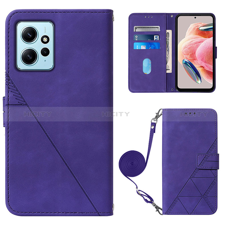 Funda de Cuero Cartera con Soporte Carcasa YB1 para Xiaomi Redmi Note 12 4G