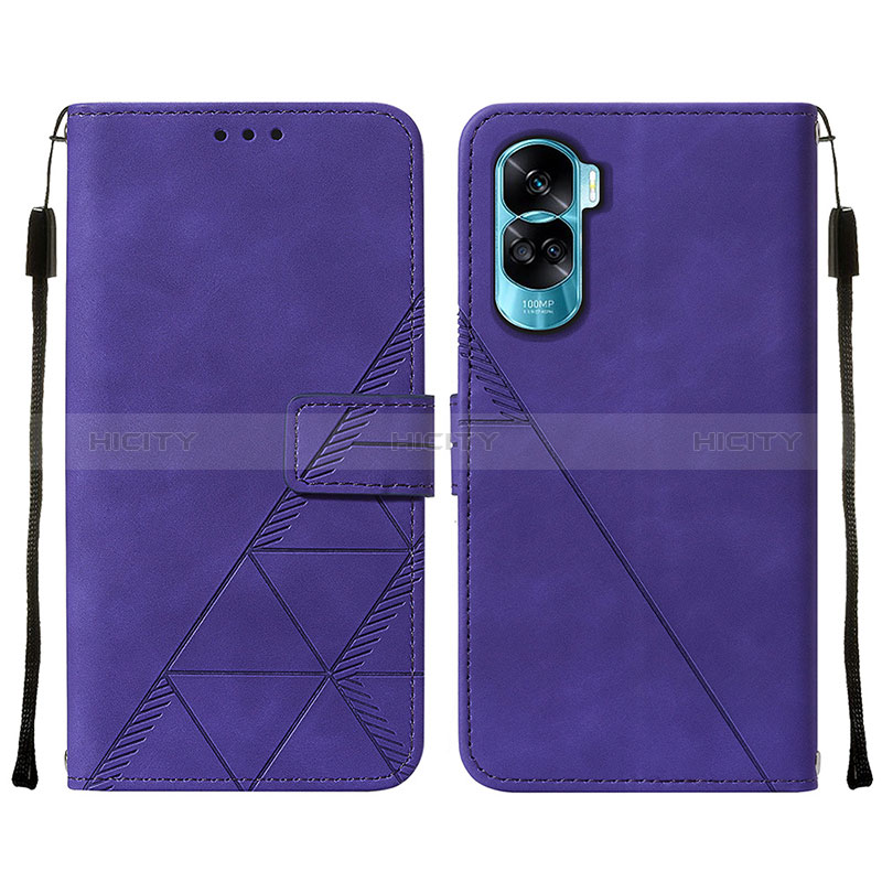 Funda de Cuero Cartera con Soporte Carcasa YB2 para Huawei Honor 90 Lite 5G