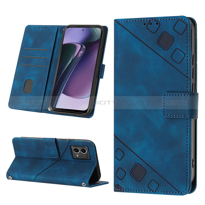 Funda de Cuero Cartera con Soporte Carcasa YB2 para Motorola Moto G 5G (2023)