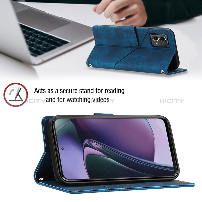 Funda de Cuero Cartera con Soporte Carcasa YB2 para Motorola Moto G 5G (2023)