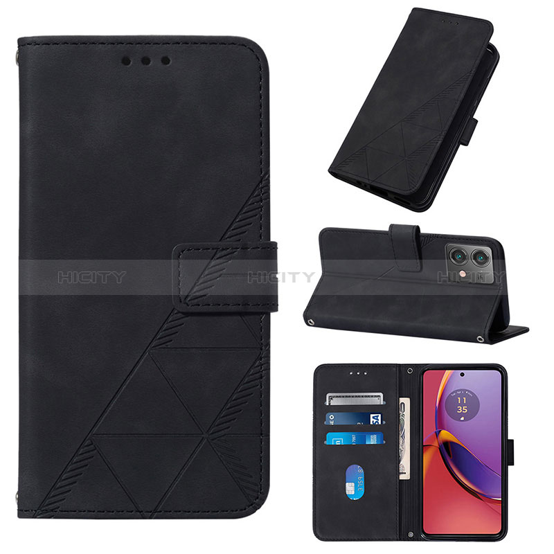 Funda de Cuero Cartera con Soporte Carcasa YB2 para Motorola Moto G84 5G