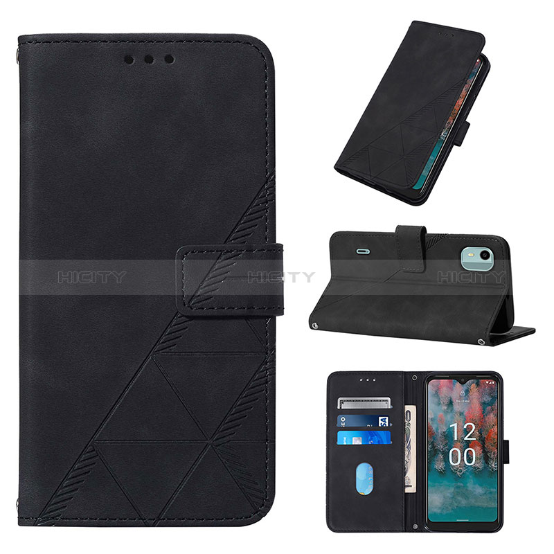 Funda de Cuero Cartera con Soporte Carcasa YB2 para Nokia C12