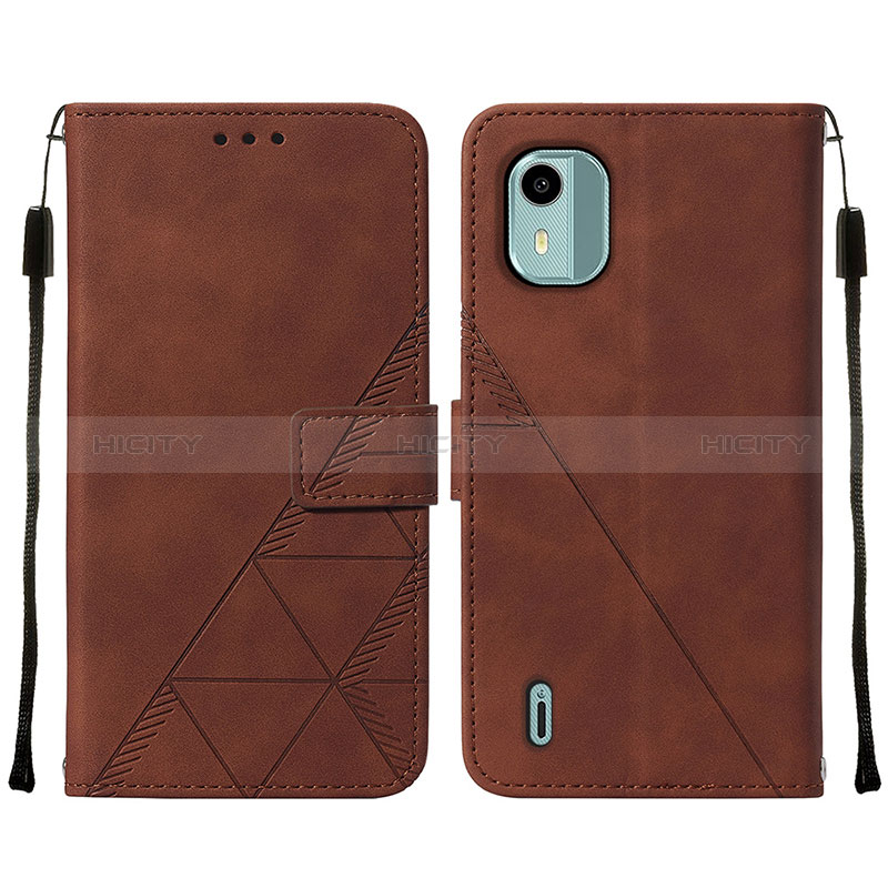 Funda de Cuero Cartera con Soporte Carcasa YB2 para Nokia C12 Plus