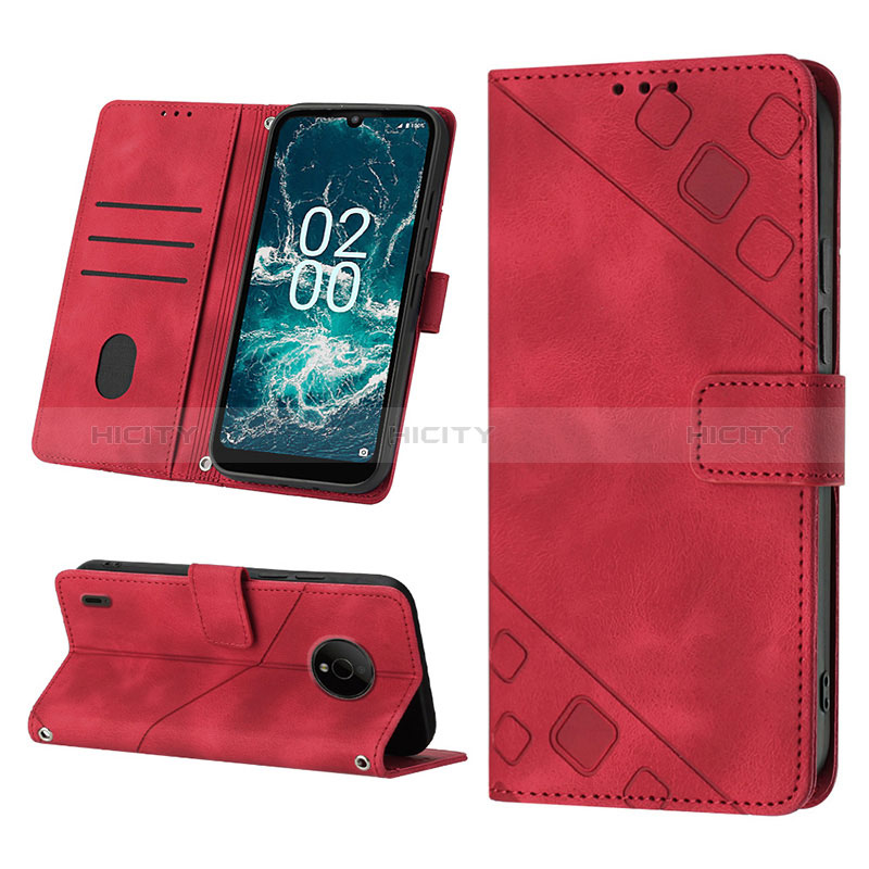 Funda de Cuero Cartera con Soporte Carcasa YB2 para Nokia C200