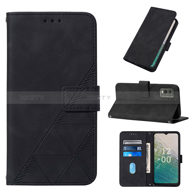 Funda de Cuero Cartera con Soporte Carcasa YB2 para Nokia C32