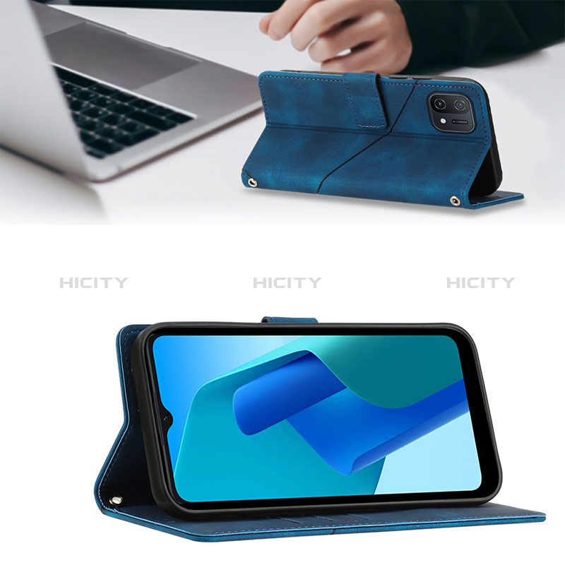 Funda de Cuero Cartera con Soporte Carcasa YB2 para Oppo A16K