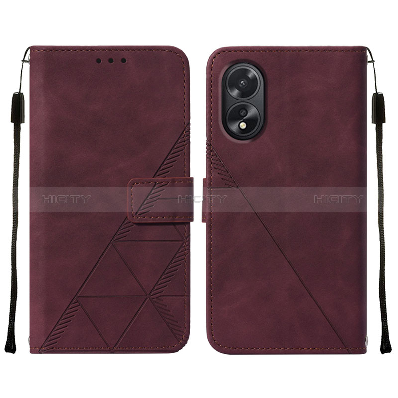 Funda de Cuero Cartera con Soporte Carcasa YB2 para Oppo A18