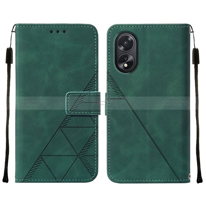 Funda de Cuero Cartera con Soporte Carcasa YB2 para Oppo A38