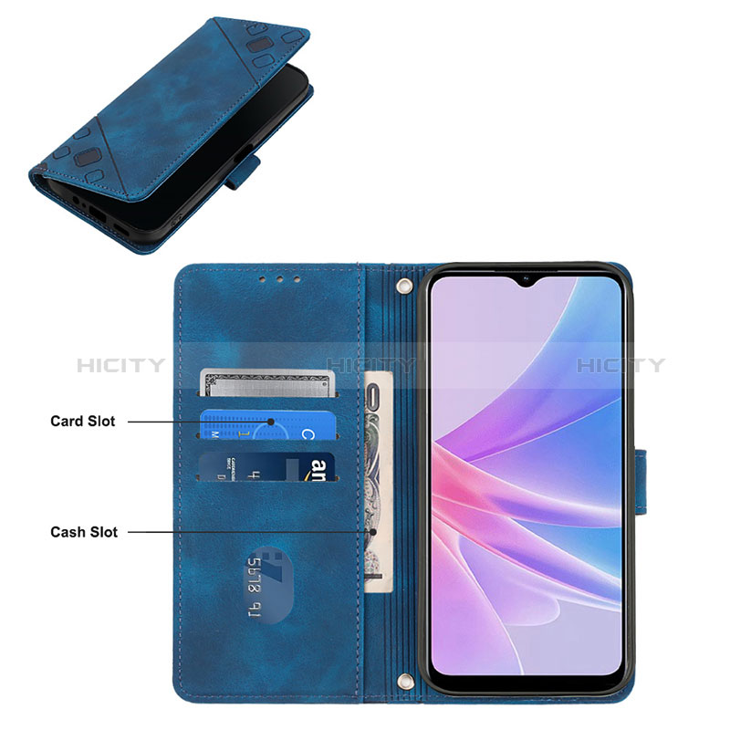 Funda de Cuero Cartera con Soporte Carcasa YB2 para Oppo A78 5G