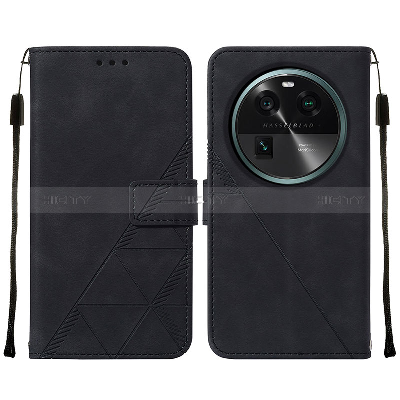 Funda de Cuero Cartera con Soporte Carcasa YB2 para Oppo Find X6 5G