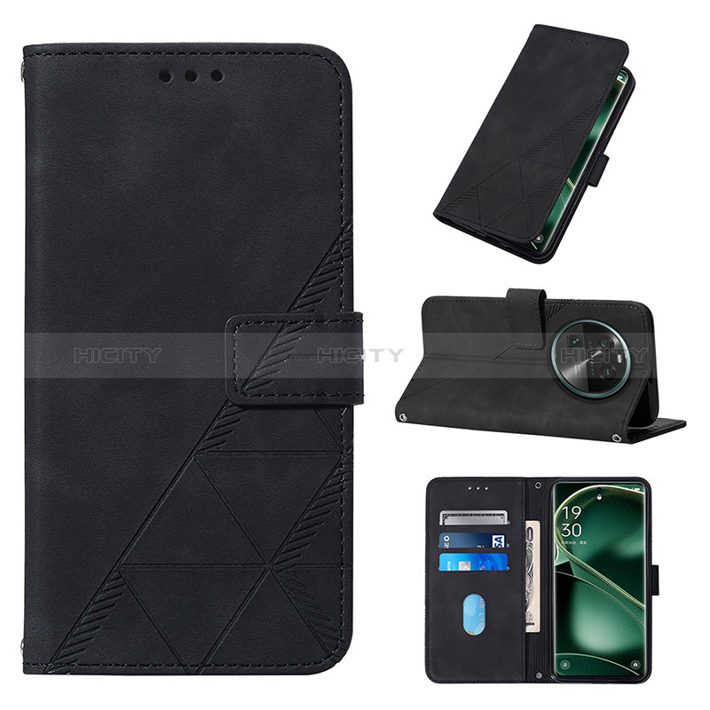 Funda de Cuero Cartera con Soporte Carcasa YB2 para Oppo Find X6 5G