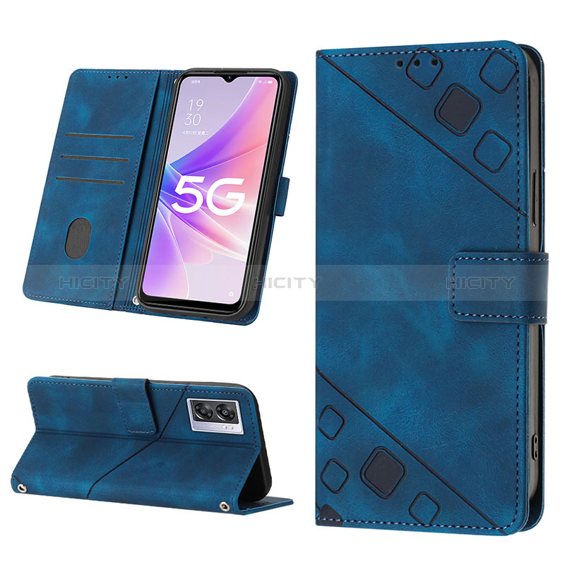 Funda de Cuero Cartera con Soporte Carcasa YB2 para Realme Narzo 50 5G