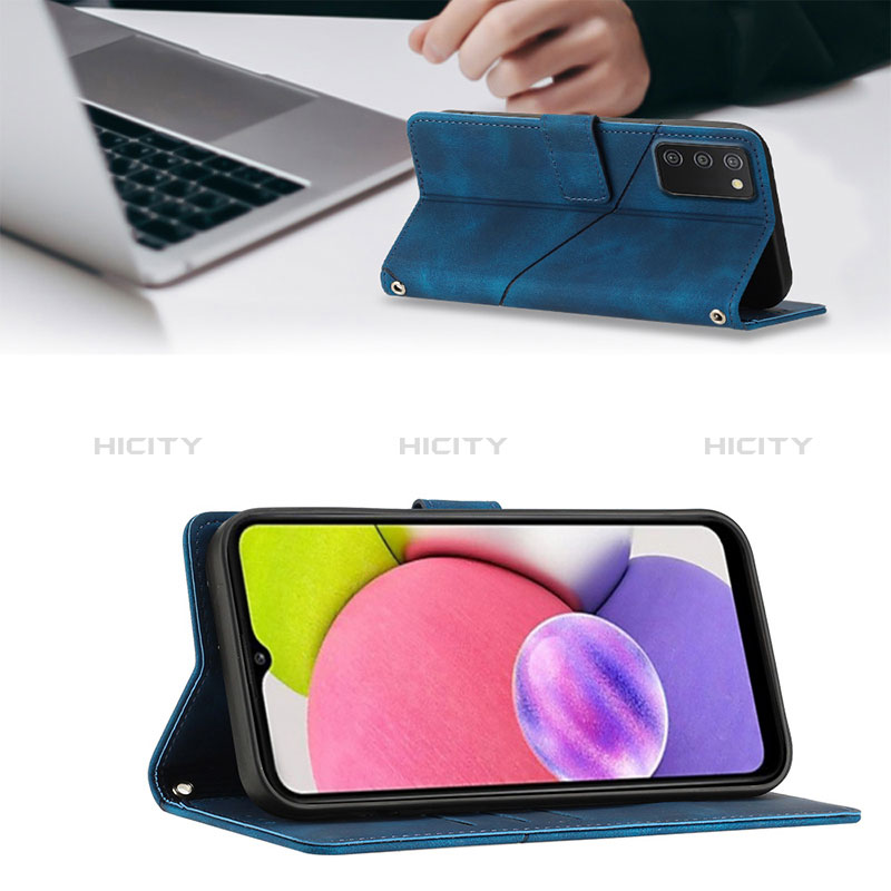 Funda de Cuero Cartera con Soporte Carcasa YB2 para Samsung Galaxy A02s