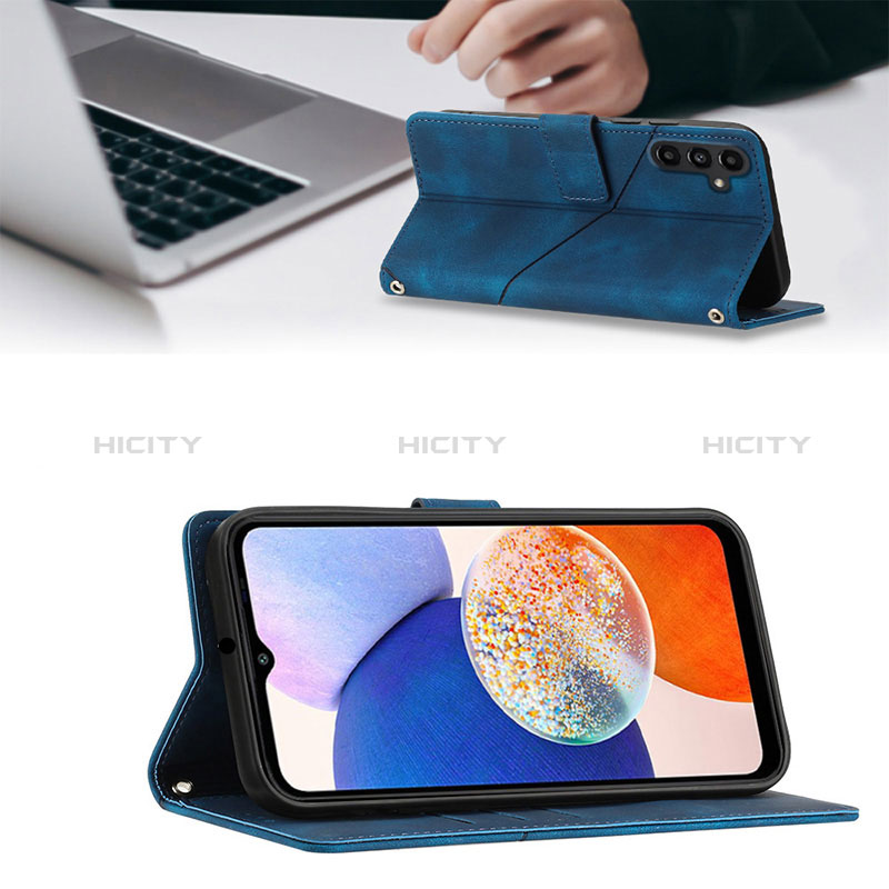 Funda de Cuero Cartera con Soporte Carcasa YB2 para Samsung Galaxy A14 4G