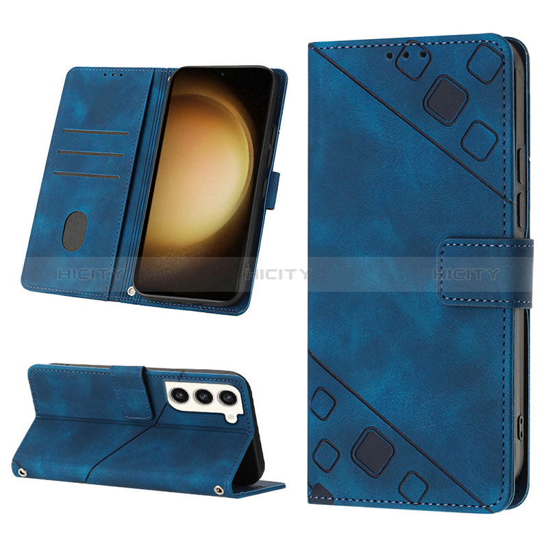 Funda de Cuero Cartera con Soporte Carcasa YB2 para Samsung Galaxy S22 5G