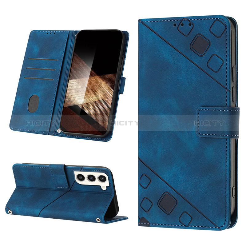 Funda de Cuero Cartera con Soporte Carcasa YB2 para Samsung Galaxy S25 Plus 5G