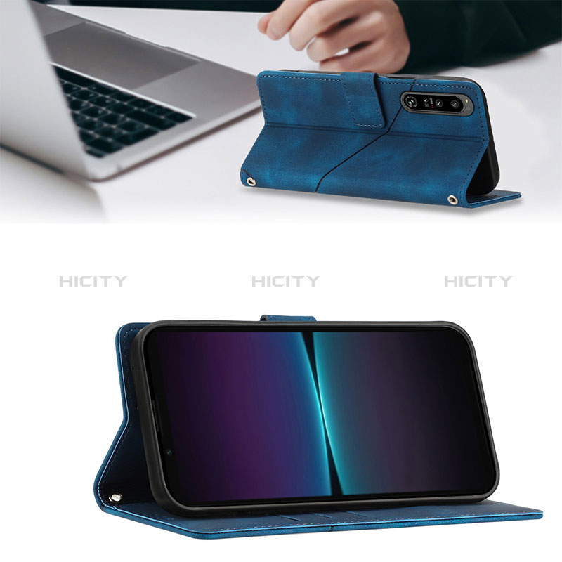 Funda de Cuero Cartera con Soporte Carcasa YB2 para Sony Xperia 1 IV