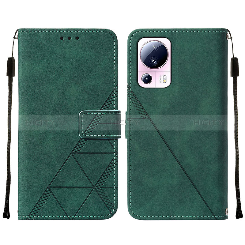 Funda de Cuero Cartera con Soporte Carcasa YB2 para Xiaomi Mi 12 Lite NE 5G Verde