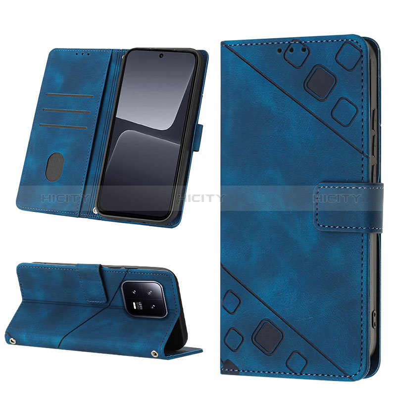 Funda de Cuero Cartera con Soporte Carcasa YB2 para Xiaomi Mi 13 5G