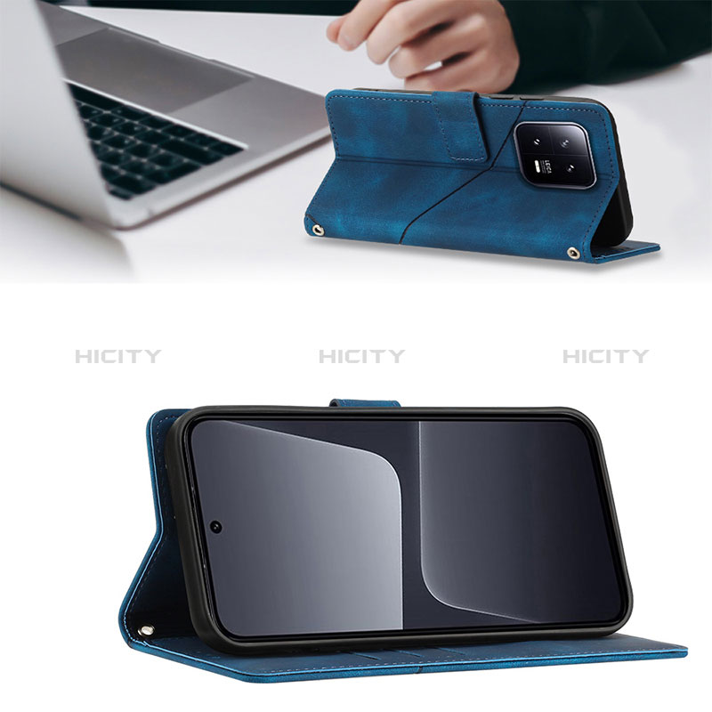 Funda de Cuero Cartera con Soporte Carcasa YB2 para Xiaomi Mi 13 5G