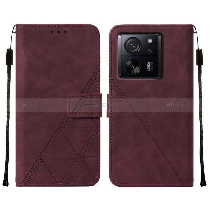 Funda de Cuero Cartera con Soporte Carcasa YB2 para Xiaomi Mi 13T 5G