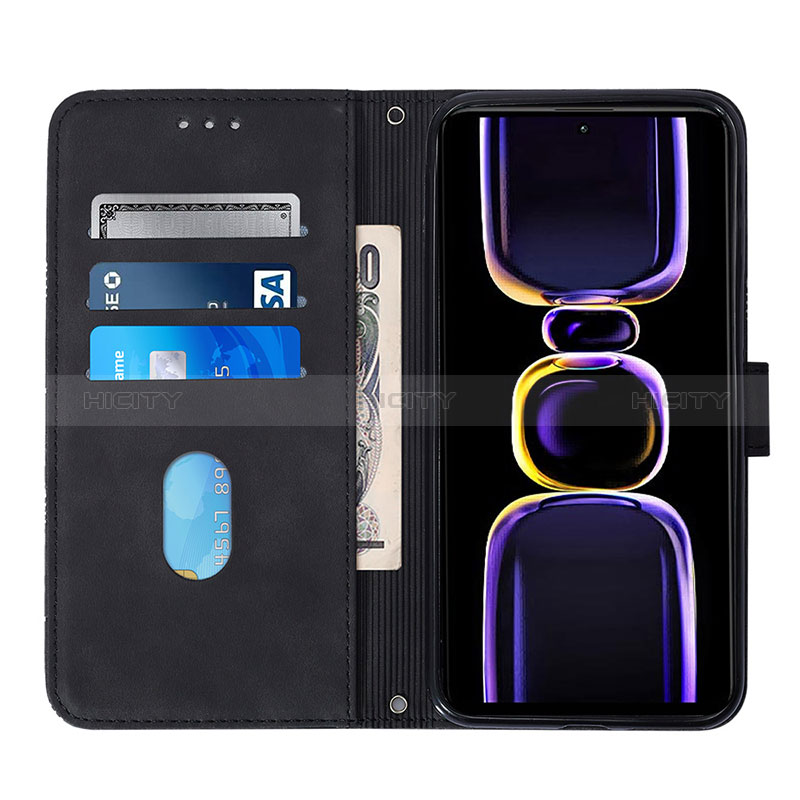 Funda de Cuero Cartera con Soporte Carcasa YB2 para Xiaomi Poco F5 Pro 5G