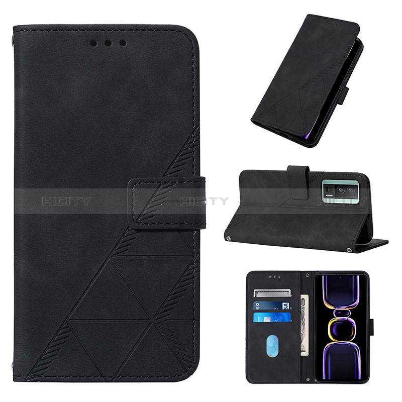 Funda de Cuero Cartera con Soporte Carcasa YB2 para Xiaomi Poco F5 Pro 5G