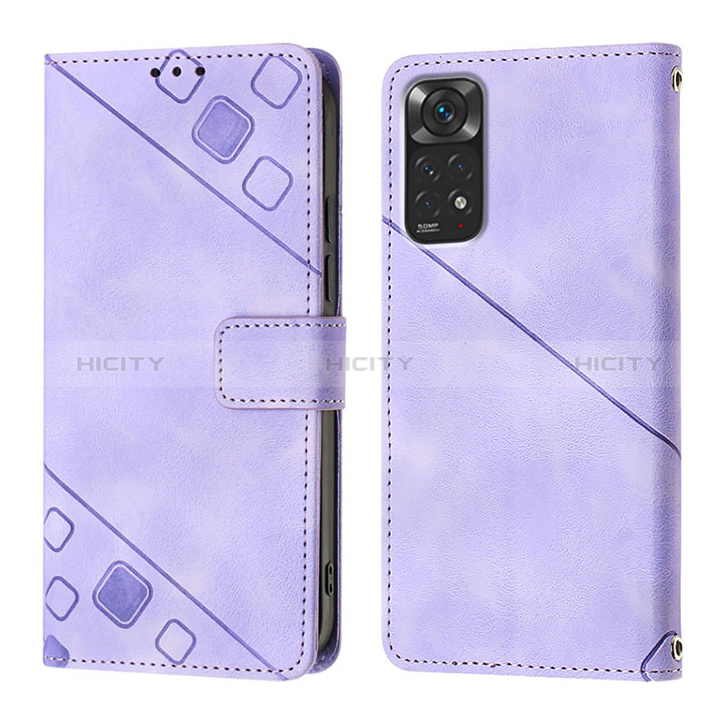 Funda de Cuero Cartera con Soporte Carcasa YB2 para Xiaomi Redmi Note 11 4G (2022)