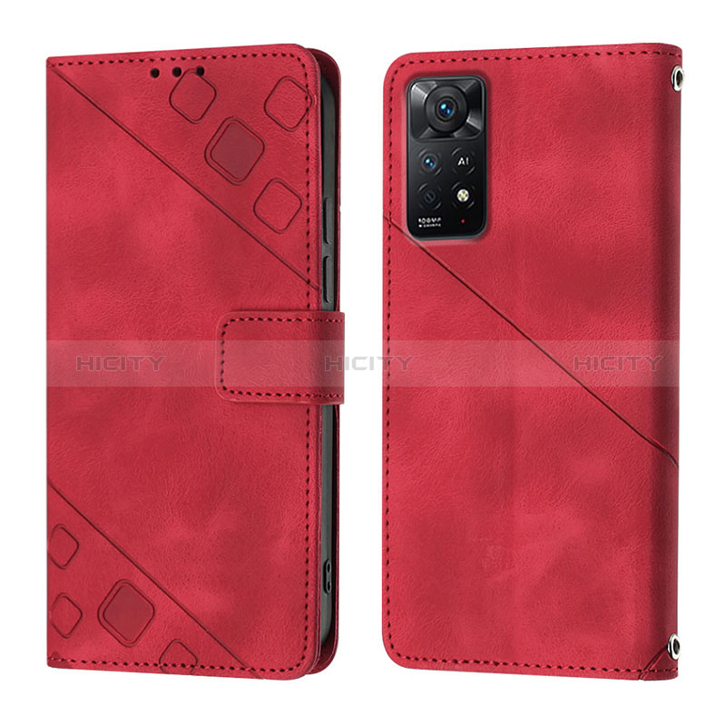 Funda de Cuero Cartera con Soporte Carcasa YB2 para Xiaomi Redmi Note 11 Pro 4G