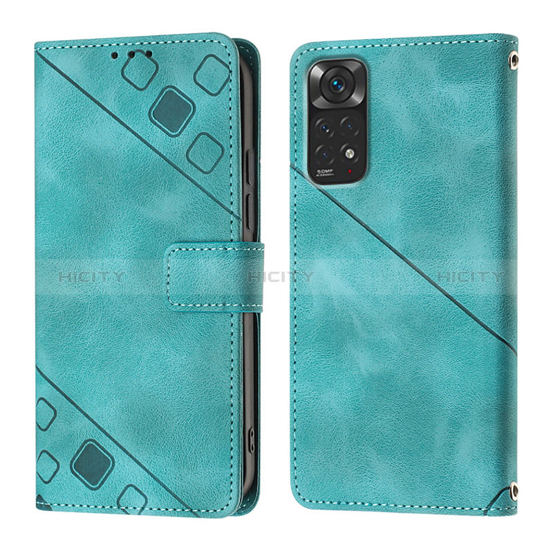 Funda de Cuero Cartera con Soporte Carcasa YB2 para Xiaomi Redmi Note 11S 4G