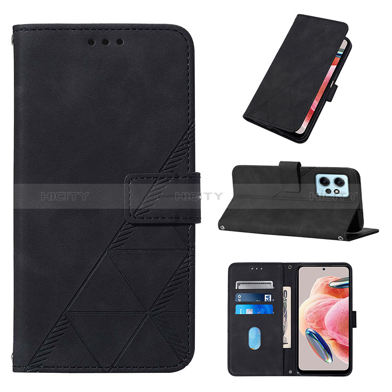 Funda de Cuero Cartera con Soporte Carcasa YB2 para Xiaomi Redmi Note 12 4G