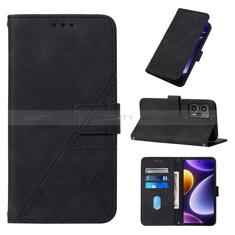 Funda de Cuero Cartera con Soporte Carcasa YB2 para Xiaomi Redmi Note 12 Turbo 5G