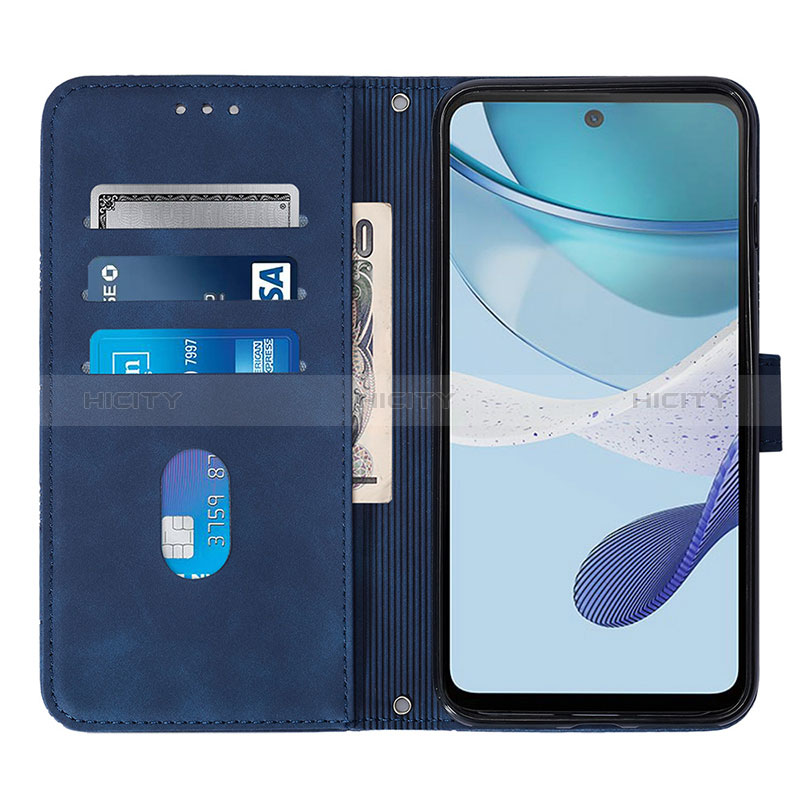 Funda de Cuero Cartera con Soporte Carcasa YB3 para Motorola Moto G53 5G