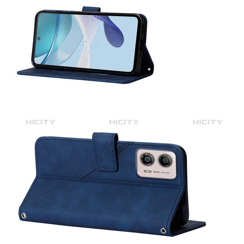 Funda de Cuero Cartera con Soporte Carcasa YB3 para Motorola Moto G53 5G