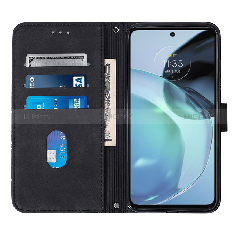 Funda de Cuero Cartera con Soporte Carcasa YB3 para Motorola Moto G72