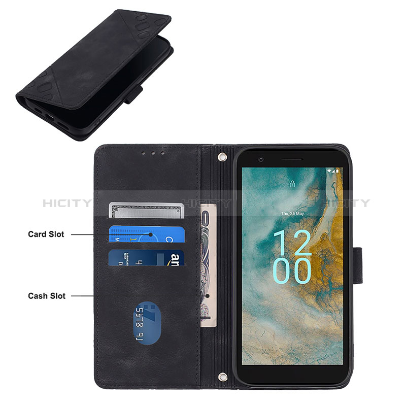 Funda de Cuero Cartera con Soporte Carcasa YB3 para Nokia C02