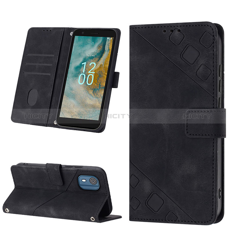 Funda de Cuero Cartera con Soporte Carcasa YB3 para Nokia C02