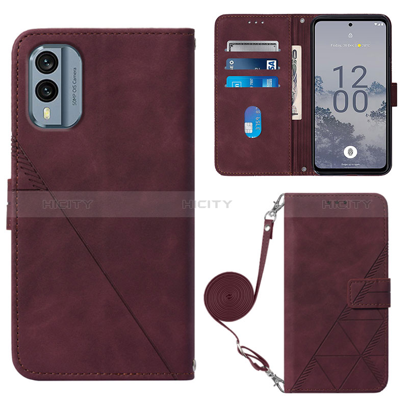 Funda de Cuero Cartera con Soporte Carcasa YB3 para Nokia X30 5G