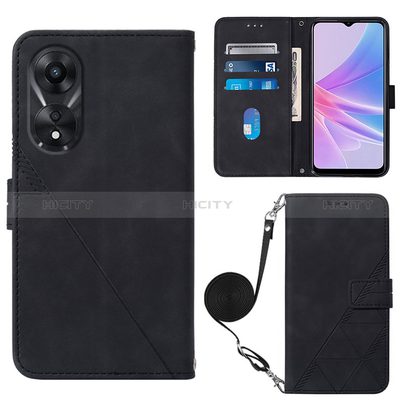 Funda de Cuero Cartera con Soporte Carcasa YB3 para Oppo A58 5G