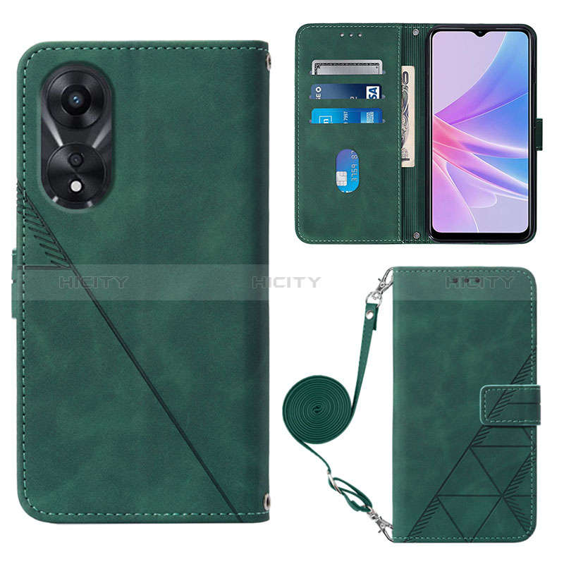 Funda de Cuero Cartera con Soporte Carcasa YB3 para Oppo A58 5G