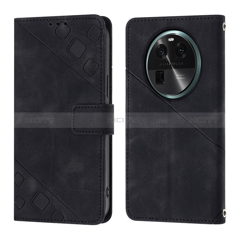 Funda de Cuero Cartera con Soporte Carcasa YB3 para Oppo Find X6 5G