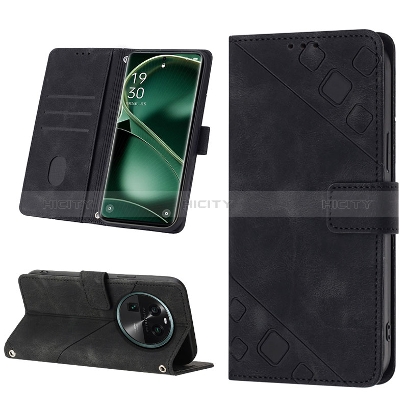 Funda de Cuero Cartera con Soporte Carcasa YB3 para Oppo Find X6 5G