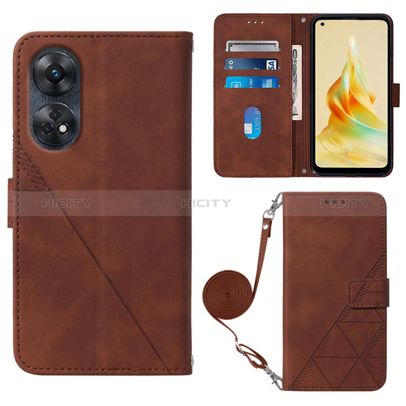 Funda de Cuero Cartera con Soporte Carcasa YB3 para Oppo Reno8 T 4G