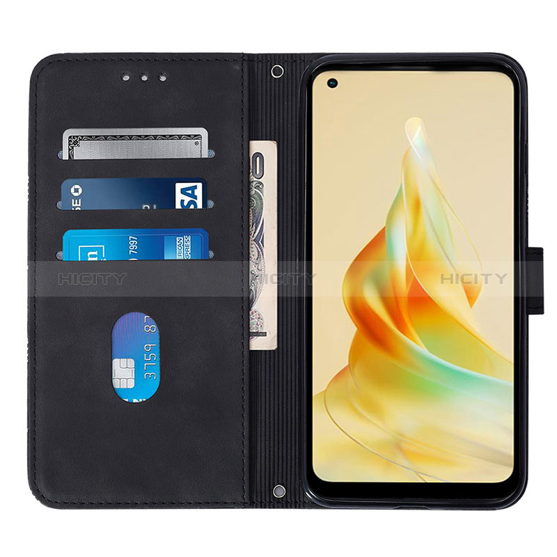 Funda de Cuero Cartera con Soporte Carcasa YB3 para Oppo Reno8 T 4G