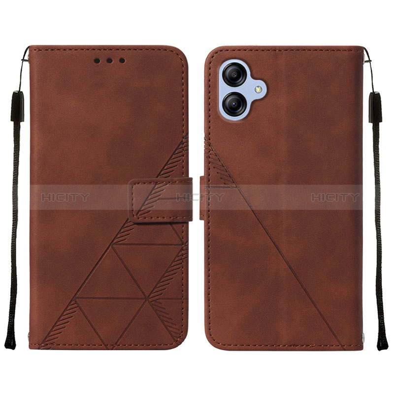 Funda de Cuero Cartera con Soporte Carcasa YB3 para Samsung Galaxy A04 4G Marron