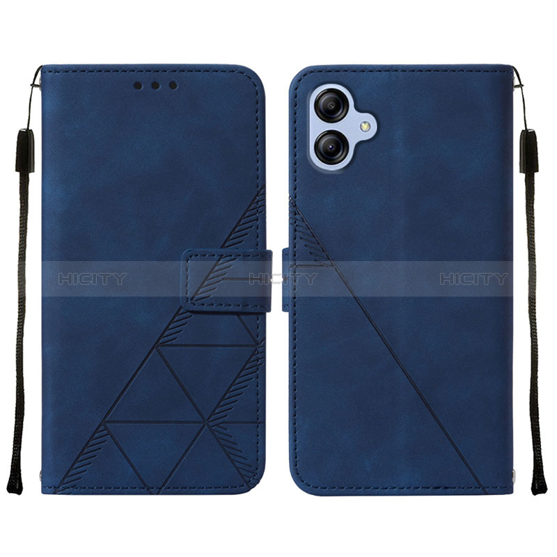 Funda de Cuero Cartera con Soporte Carcasa YB3 para Samsung Galaxy A04E Azul