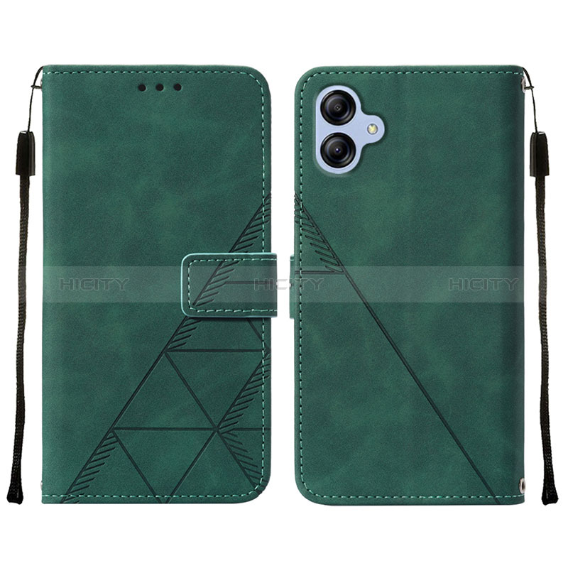 Funda de Cuero Cartera con Soporte Carcasa YB3 para Samsung Galaxy F04 Verde