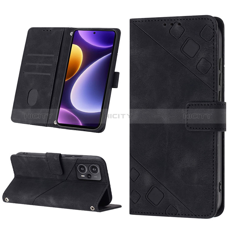 Funda de Cuero Cartera con Soporte Carcasa YB3 para Xiaomi Poco F5 5G