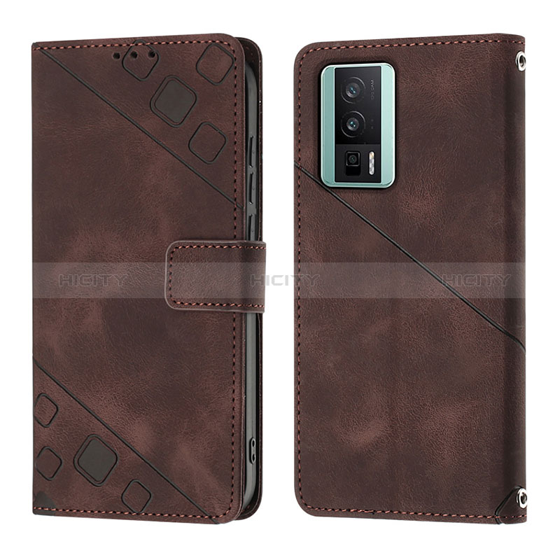 Funda de Cuero Cartera con Soporte Carcasa YB3 para Xiaomi Poco F5 Pro 5G